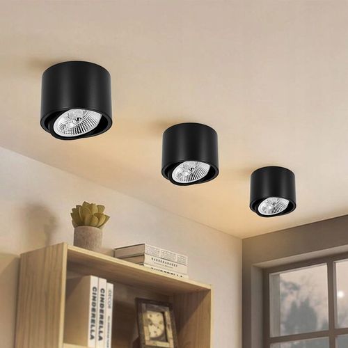 Oprawa Natynkowa Sufitowa AR111 TUBA LED GU10 Lampa Plafon Lampa Do na Arena.pl