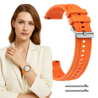 Pasek do Huawei Watch GT4 / GT5 / GT6 41mm opaska 18mm KOLORY pomarańczowy
