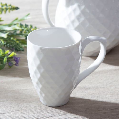 KUBEK CERAMICZNY DIAMOND BIAŁY 200 ml na Arena.pl
