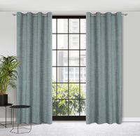 Zasłona gotowa na przelotkach ISLA 140x250 Eurofirany stalowa