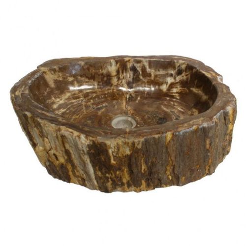 Umywalka z kamienia naturalnego SINK FOSSIL - mała na Arena.pl