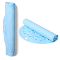 BABYONO Mata antypoślizgowa do wanny, prysznica 70x35cm NIEBIESKA 1346/05