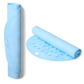 BABYONO Mata antypoślizgowa do wanny, prysznica 70x35cm NIEBIESKA 1346/05