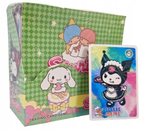 KARTY KUROMI BOOSTER BOX 288 KART 36 SASZETEK MEGA ZESTAW SANRIO na Arena.pl