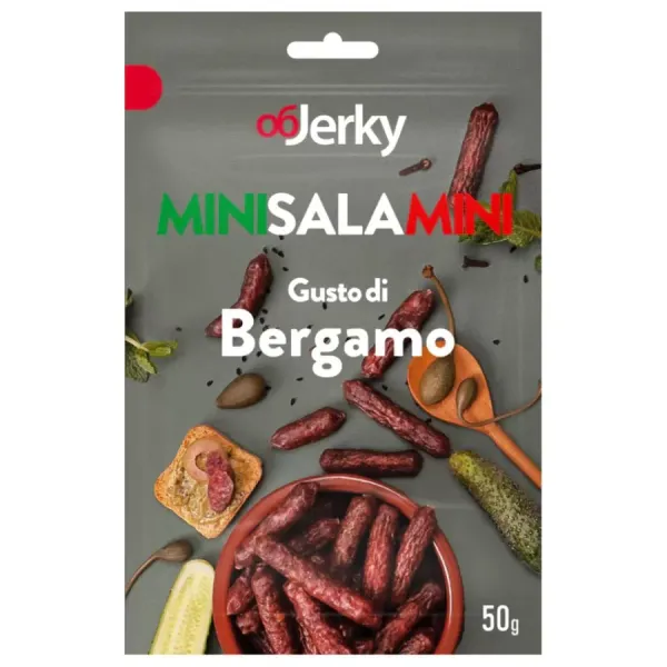 Minisalamini Bergamo Jerky, 50g zdjęcie 1