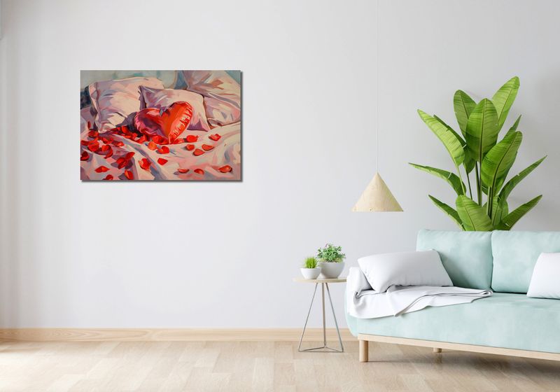 Obraz 90x60cm I Ja Ciebie Też zdjęcie 2