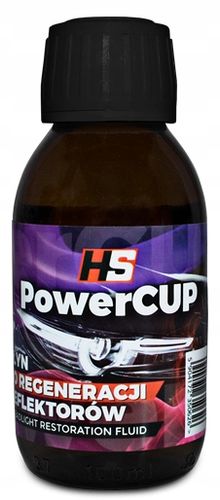PŁYN DO REGENERACJI LAMP REFLEKTORÓW SAMOCHODOWYCH HS POWERCUP RENOWACJA na Arena.pl
