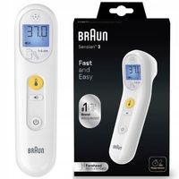 TERMOMETR ELEKTRONICZNY BEZDOTYKOWY MEDYCZNY DO CZOŁA BRAUN SENSIAN3 BNT050