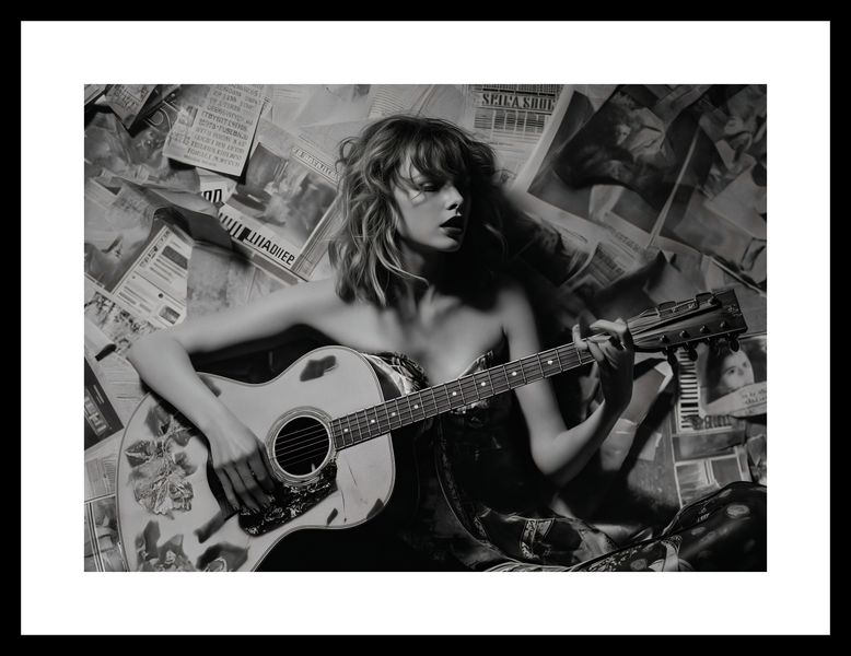 Plakat 35x25cm Młoda Gitarzystka zdjęcie 3