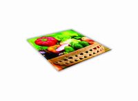 SZKLANA DESKA KUCHENNA 25x25 415e Warzywa