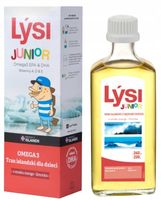 LYSI Omega 3 Tran islandzki z wątroby dorsza dla dzieci MANGO-LIMONKA 240ml
