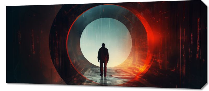 Obraz 90x40cm Portal do Świata zdjęcie 1