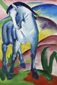 Plakat 40x60cm Blue Horse I, Marc Vintage do Salonu