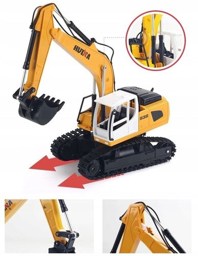 KOPARKA RC POJAZD BUDOWLANY ZDALNIE STEROWANA PREZENT DLA DZIECI PILOT RC na Arena.pl