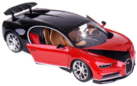 BUGATTI CHIRON MODEL METALOWY BBURAGO 1:18 CZERWON