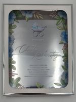 ramka lustro 19x25cm PAMIĄTKA CHRZTU ŚWIĘTEGO