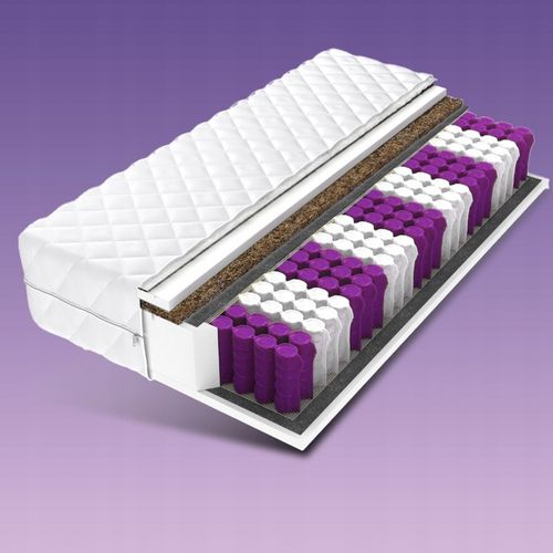 Materac 90x200 CocoPrime Sprężynowy Kieszeniowy Kokos H3/H4 na Arena.pl