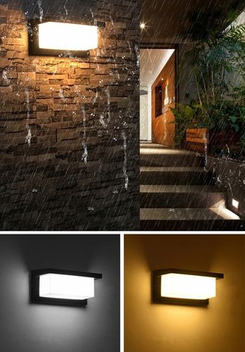 Lampa elewacyjna ogrodowa kinkiet zewnętrzny LED na Arena.pl