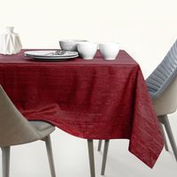 Obrus Plamoodporny VESTA Mankiet 110x110 bordowy AmeliaHome