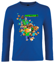 Koszulka z dł.rękaw. Minecraft