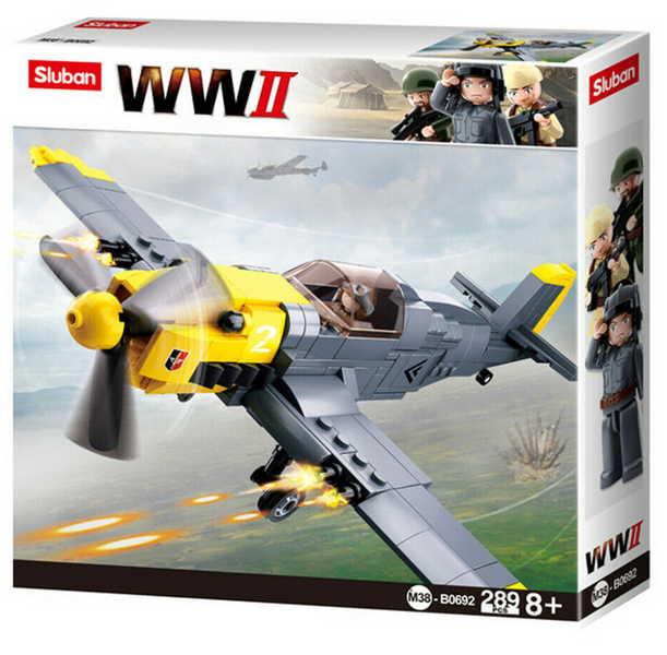 Klocki Wojsko Myśliwiec Messerschmitt BF 109 zdjęcie 7