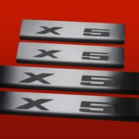 Listwa progowa BMW X5 E70 M X5 Stal nierdzewna 304 mat 4szt