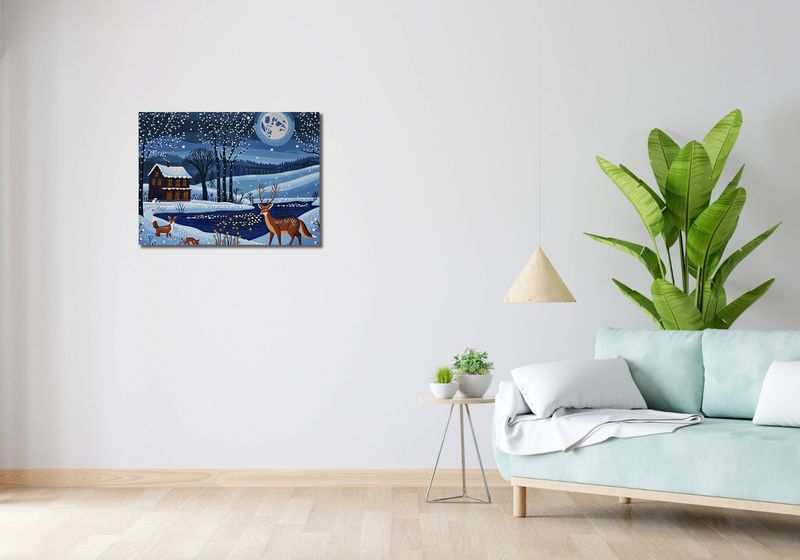 Obraz 70x50cm Przyszła Zima zdjęcie 2