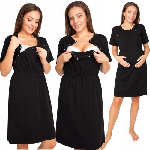 Koszula ciążowa na springi do karmienia do kangurowania ADRIA L/XL na Arena.pl