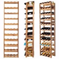 Stojak na wino regał na butelki półka 44 butelki DUŻY POJEMNY