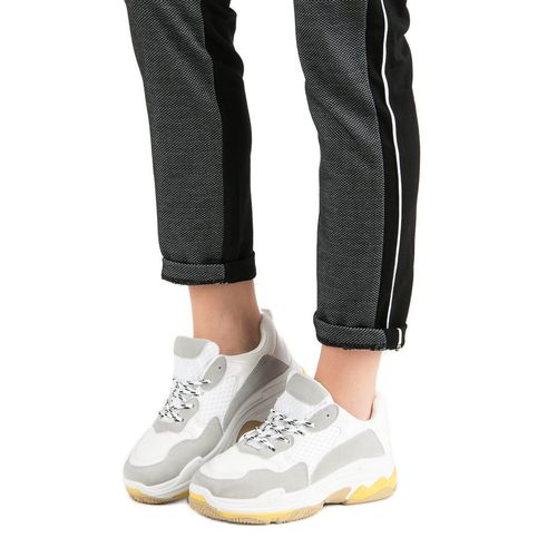 Białe Sneakersy Na Platformie r.39 na Arena.pl