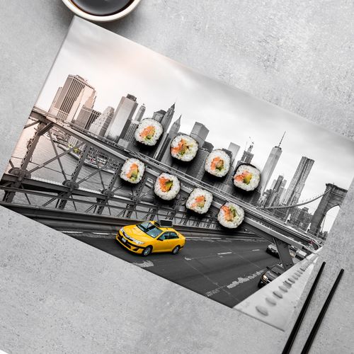 SZKLANA DESKA NA KUCHENKĘ 60x52 045A MIASTO na Arena.pl