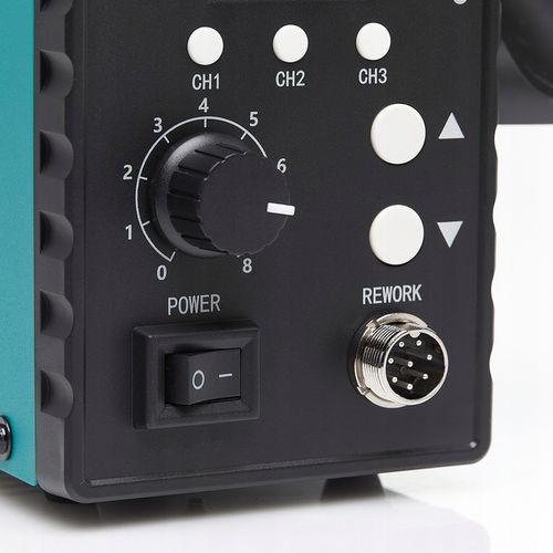 STACJA LUTOWNICZA HOT AIR GORĄCE POWIETRZE TECHREBAL 858D PRO 700W na Arena.pl