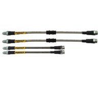 Mercedes W221 - Zestaw Przewodów Hamulcowych Teflonowych W Oplocie Stalowym