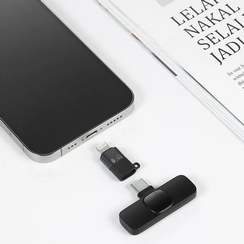 MIKROFON KRAWATOWY BEZPRZEWODOWY IPHONE BLUETOOTH USB C DO TELEFONU ANDROID na Arena.pl