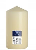 Świeca parafinowa Bezzapachowa Aura Bispol ecru 80/150
