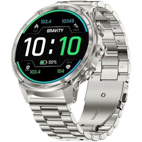 smartwatch gravity srebrny pasek + bransoleta gt41-3 na Arena.pl