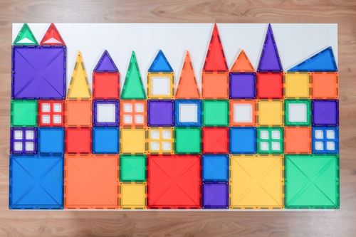 Klocki magnetyczne Starter 60 el. Connetix Rainbow zestaw startowy średni na Arena.pl