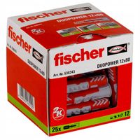 Kołki FISCHER DUOPOWER kołek koszulka 12x60 25 szt