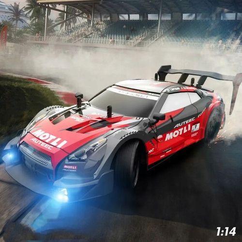 SAMOCHÓD RC DO DRIFTU AUTO WYŚCIGOWE ZDALNIE STEROWANE DRIFT 4x4 PILOT 2,4 na Arena.pl