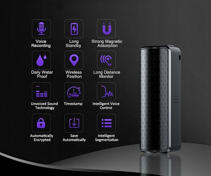 DYKTAFON REJESTRATOR PODSŁUCH - 25 DNI NAGRYWANIA zdjęcie 7