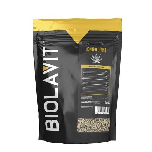 Biolavit Konopia ziarno - 1000 g na Arena.pl