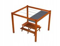 ROLETA RZYMSKA POZIOMA WODOSZCZELNA ZWIJANA 4X4M