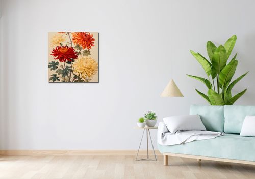 Obraz 60x60cm Tańczące Chryzantemy na Arena.pl