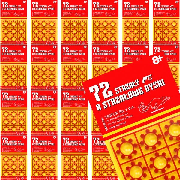 KAPISZONY DO PISTOLETU NABOJE x25 1800 STRZAŁY HUKOWE SPŁONKA 8 STRZAŁÓW zdjęcie 4