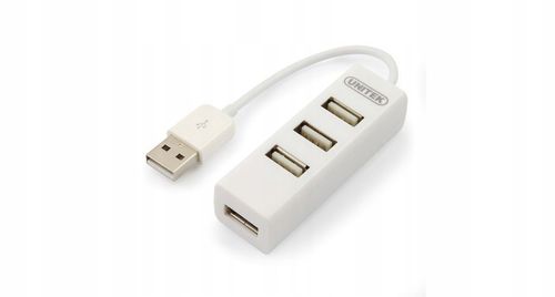 Adapter Unitek HUB 4xUSB 2.0 mini biały na Arena.pl