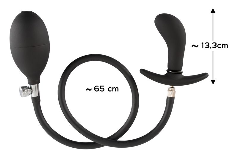 Korek Analny Silikonowy Pompowany 8 Cm zdjęcie 11