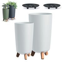 2x Doniczka okrągła na nóżkach GRACIA DGTL200 + DGTL240