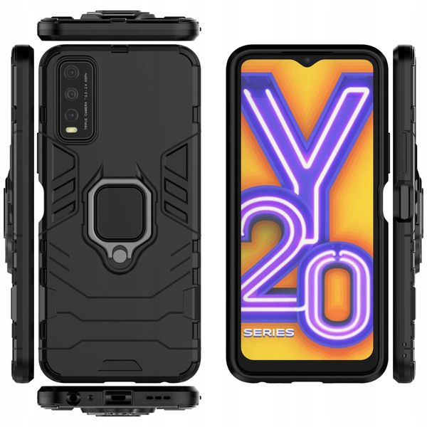 Spacecase X-Ring Vivo Y11S/Y20S Czarny zdjęcie 8