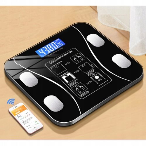 WAGA ŁAZIENKOWA ANALITYCZNA SMART + ANDROID iOS | WIELE FUNKCJI + BATERIE na Arena.pl