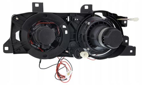 Reflektory lampy przednie BMW E32 E34 BLACK RINGI na Arena.pl